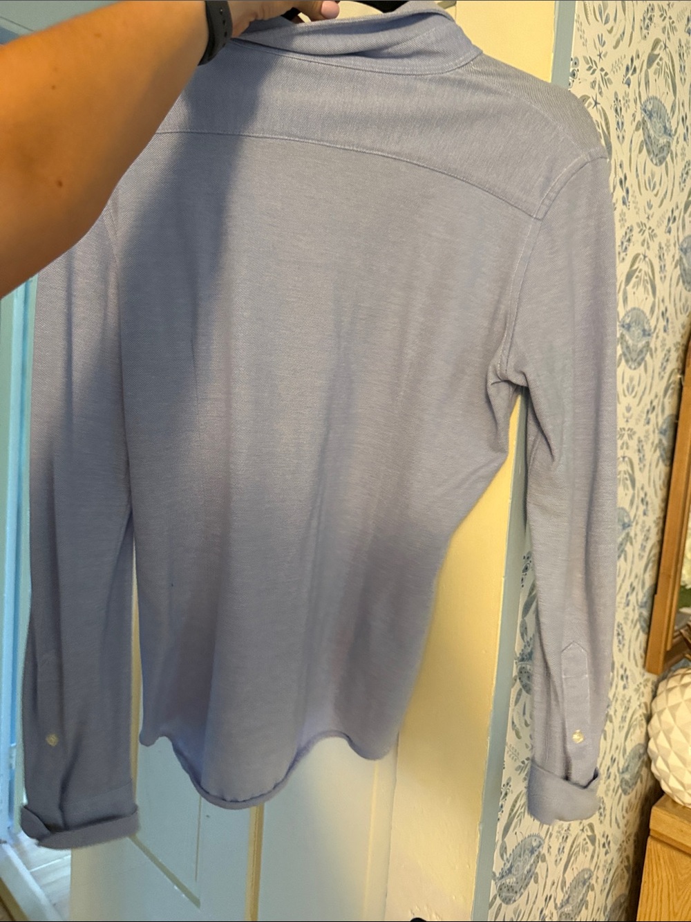 Polo by Ralph Lauren Light Blue Button-Down Oxford Shirt - Picture 4 of 6